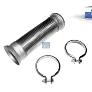 DT Spare Parts 4.70246SP Flexible pipe, with clamps, tinned
