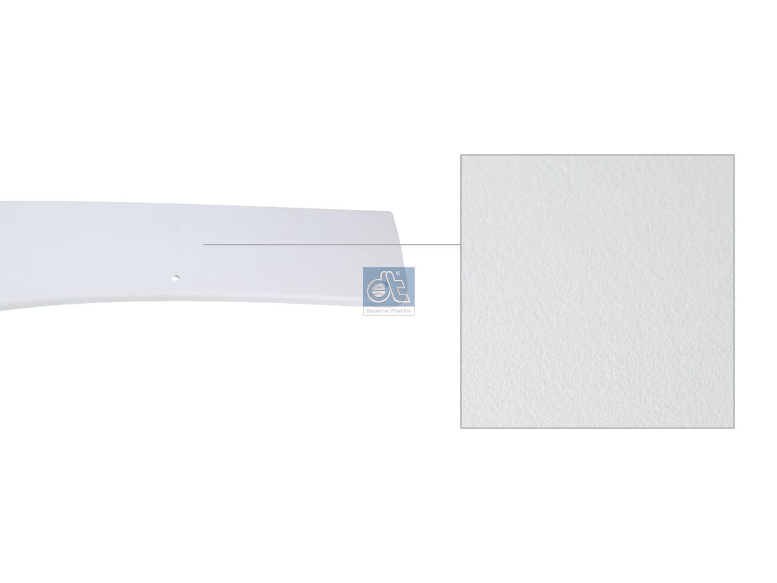 DT Spare Parts 4.70651 Fender, left, white