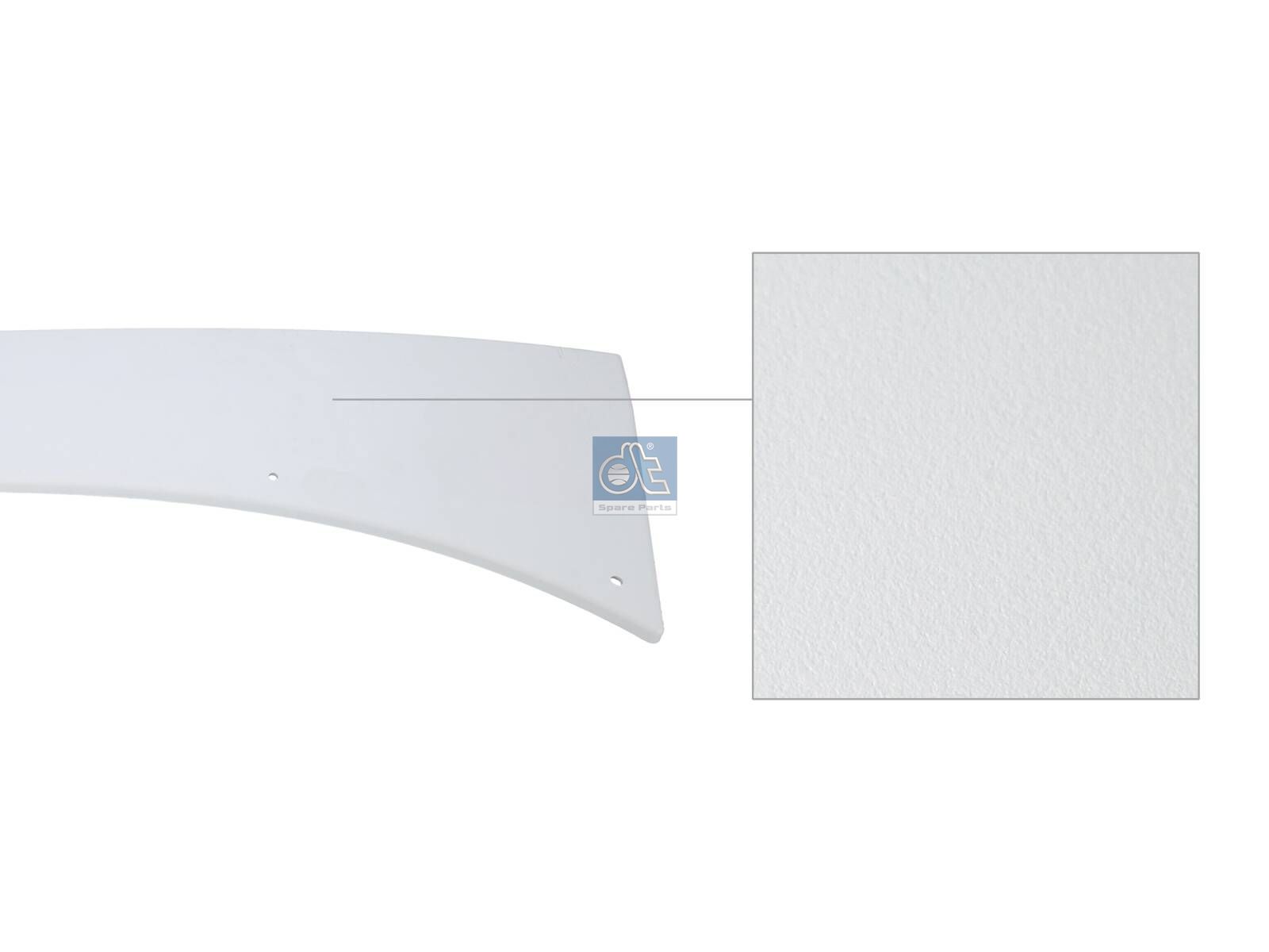 DT Spare Parts 4.70652 Fender, right, white
