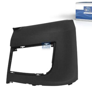 DT Spare Parts 4.71104 Bumper corner, right, grey