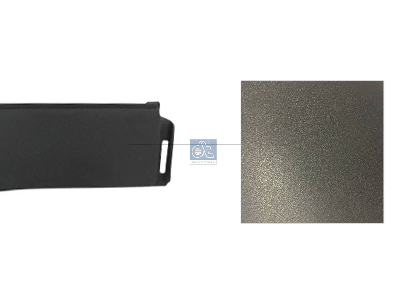 DT Spare Parts 4.71698 Cover, lateral, right, without bracket