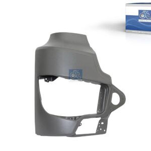 DT Spare Parts 4.72877 Bumper corner, right, grey