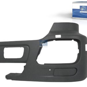 DT Spare Parts 4.74201 Bumper corner, left, grey