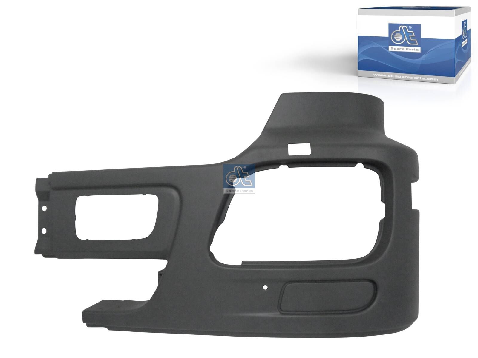 DT Spare Parts 4.74201 Bumper corner, left, grey