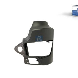 DT Spare Parts 4.74262 Bumper corner, left, grey