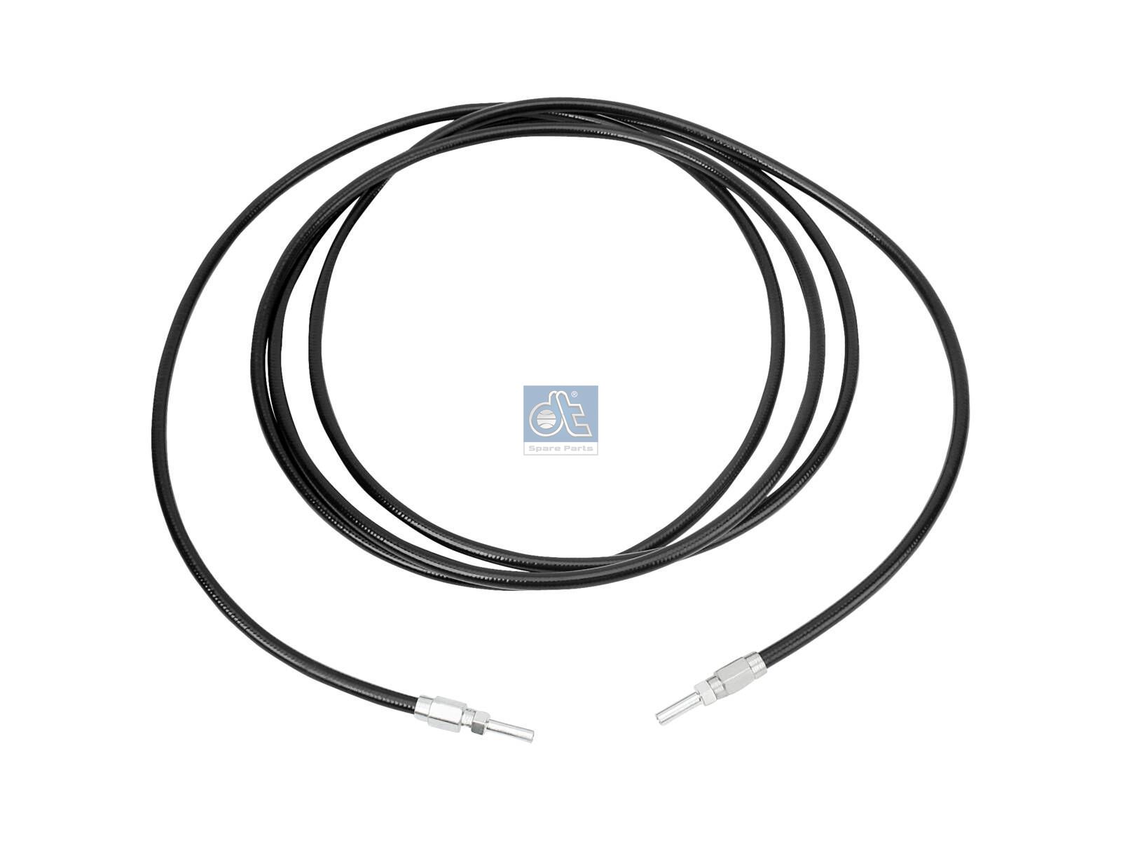 DT Spare Parts 4.80170SP Hose line, cabin tilt, D: 8 mm, D: 8 mm, L: 3520 mm, L1: 3100 mm, 210 bar