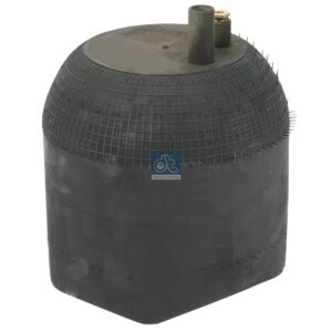 DT Spare Parts 4.80359 Air spring, without piston, d1: 155 mm, d2: 130.8 mm, D: 240 mm, M16 x 1,5, M24 x 1,5, L: 445 mm