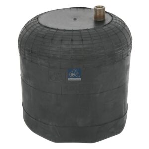 DT Spare Parts 4.80376 Air spring, without piston, d: 131 mm, D1: 240 mm, D2: 155 mm, M16 x 1,5, M24 x 1,5, L: 445 mm