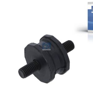DT Spare Parts 4.80382 Rubber mounting, D: 36 mm, M10 x 1,5, L: 54 mm, H: 20 mm