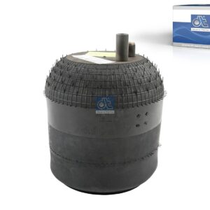 DT Spare Parts 4.80451 Air spring, with steel piston, D: 300 mm, M16 x 1,5, M24 x 1,5, L: 282 mm
