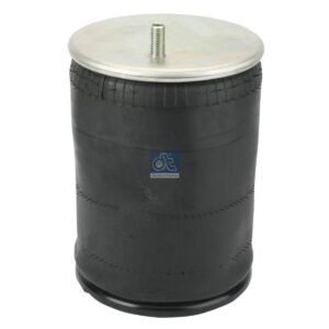 DT Spare Parts 4.80866 Air spring, with steel piston, D: 260 mm, Dmax: 348 mm, M14 x 1,5, M20 x 2,5, L: 381 mm