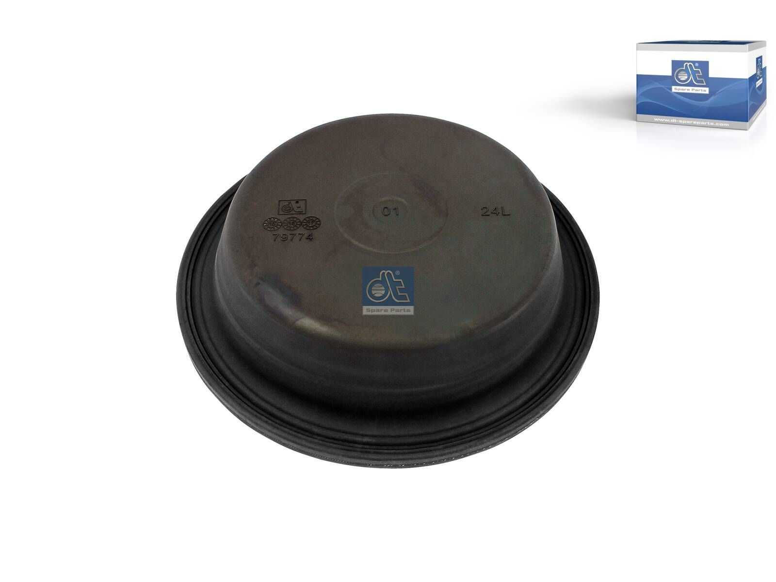 DT Spare Parts 4.80916 Diaphragm, D: 179 mm, T: 43 mm