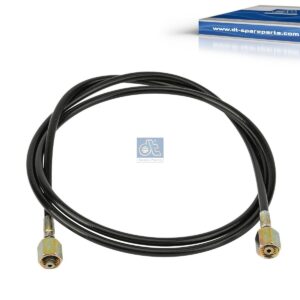 DT Spare Parts 4.80950 Hose line, cabin tilt, D: 5.9 mm, M12 x 1,5, M12 x 1,5, L: 5100 mm, L1: 1258 mm, 250 bar