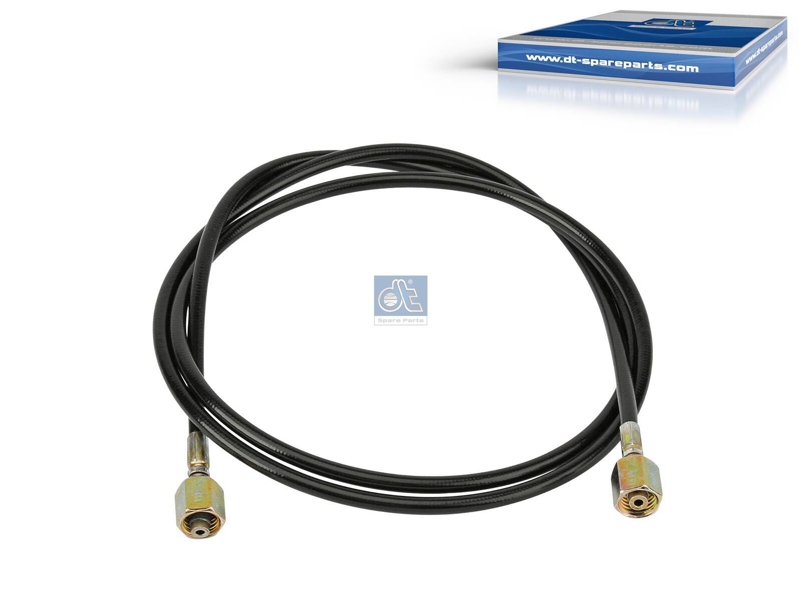 DT Spare Parts 4.80951 Hose line, cabin tilt, D: 5.9 mm, M12 x 1,5, M12 x 1,5, L: 5950 mm, L1: 5950 mm, 250 bar