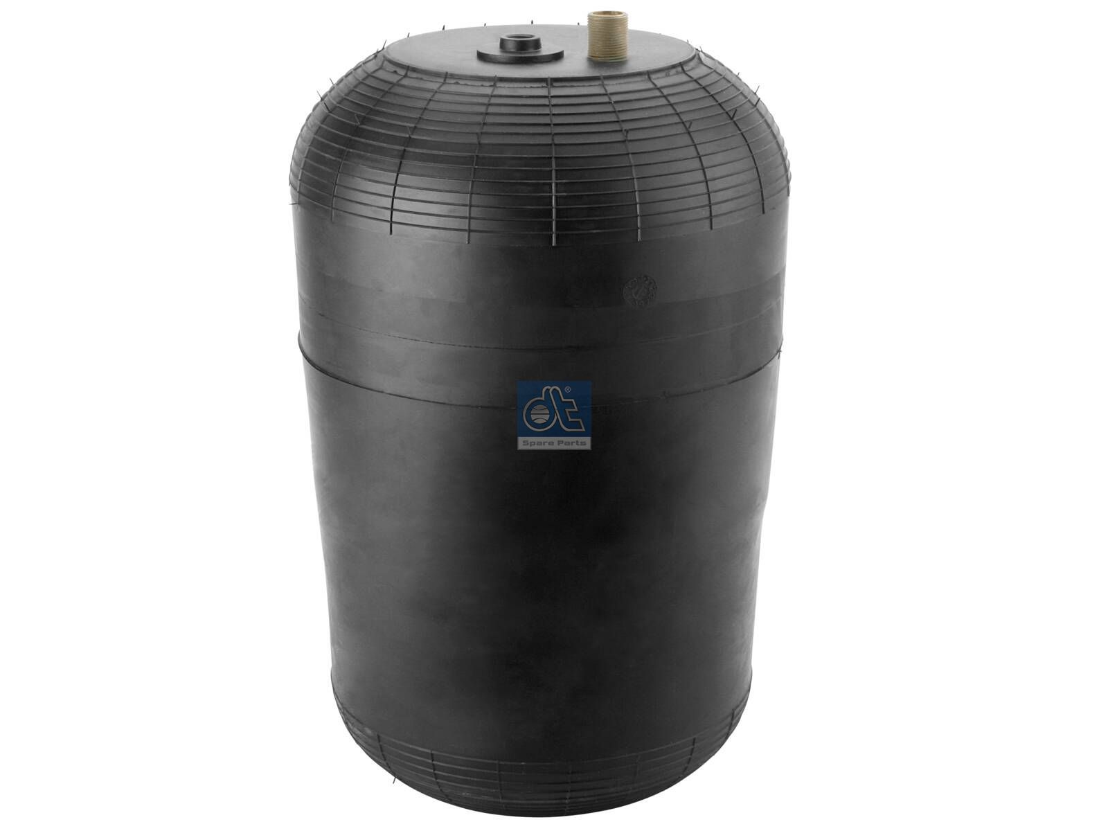 DT Spare Parts 4.80990 Air spring, without piston, d: 151 mm, D1: 300 mm, D2: 180 mm, M16 x 1,5, M24 x 1,5, L: 489 mm