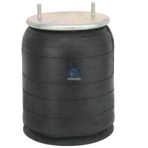 DT Spare Parts 4.80995 Air spring, with plastic piston, D: 229 mm, Dmax: 320 mm, M12 x 1,75, M22 x 1,5, L: 395 mm