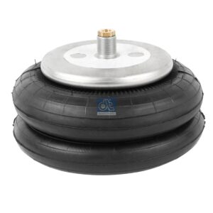 DT Spare Parts 4.81070 Air spring, D: 160 mm, D: 220 mm, Dmax: 248 mm, Lb: 89 mm, M16 x 1,5, M24 x 1,5, LTh1: 35 mm, M10 x 1,5, Lmin: 80 mm, Lmax: 266 mm