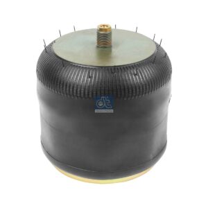 DT Spare Parts 4.81160 Air spring, with steel piston, D: 190 mm, D1: 155 mm, M24 x 1,5, M16 x 1,5, L: 230 mm