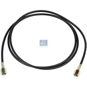 DT Spare Parts 4.81196 Hose line, cabin tilt, D: 5.9 mm, M12 x 1,5, M12 x 1,5, L: 1770 mm, L1: 1770 mm, 250 bar