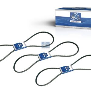 DT Spare Parts 3.34438SP V-belt kit, L: 1650 mm, W: 10 mm, AVX10X1650, 3 belts