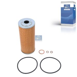 DT Spare Parts 4.90632 Oil filter insert, d: 21 mm, D: 83 mm, H: 199 mm