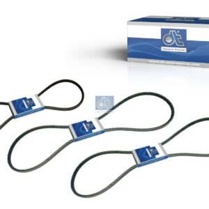 DT Spare Parts 4.90718 V-belt kit, L1: 1100 mm, L2: 1750 mm, W: 13 mm, AVX13X1100/1750, 3 belts