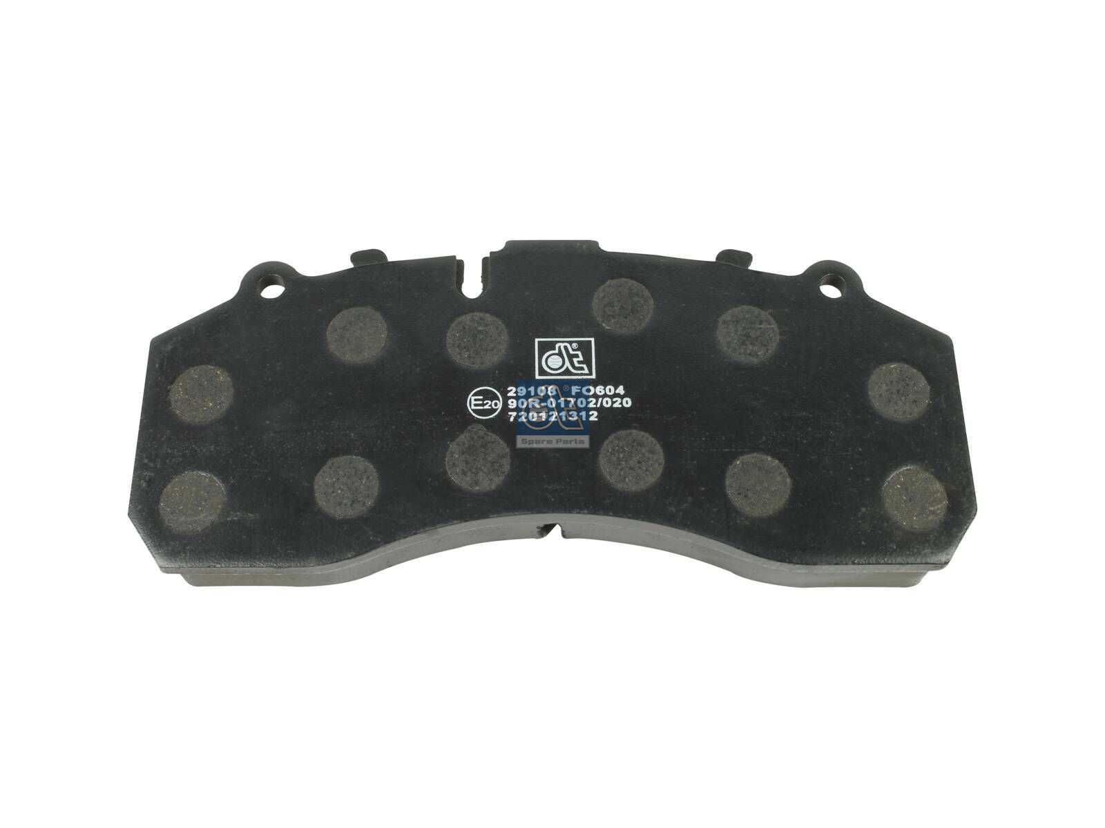 DT Spare Parts 4.90930 Disc brake pad kit, W: 248 mm, S: 30 mm, H: 109 mm