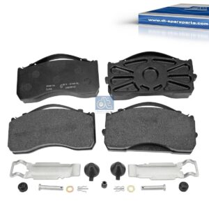 DT Spare Parts 4.90933 Disc brake pad kit, with accessory kit, W: 174 mm, S: 27 mm, H: 84 mm