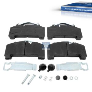 DT Spare Parts 4.90935 Disc brake pad kit, with accessory kit, W: 210 mm, S: 30 mm, H: 108 mm