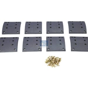 DT Spare Parts 4.91130 Drum brake lining kit, axle kit - oversize, W: 180 mm, S: 18.3 mm