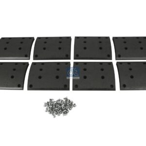 DT Spare Parts 4.91134 Drum brake lining kit, axle kit - oversize, W: 220 mm, S: 18.8 mm
