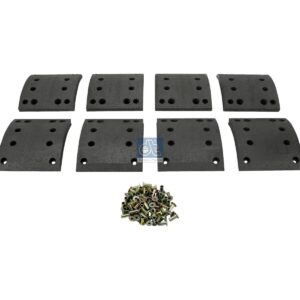 DT Spare Parts 4.91135 Drum brake lining kit, axle kit - oversize, W: 160 mm, S: 18 mm