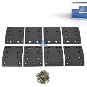 DT Spare Parts 4.91136 Drum brake lining kit, axle kit, W: 160 mm, S: 17 mm
