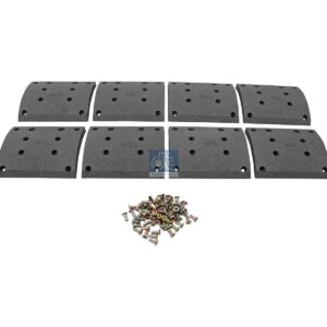 DT Spare Parts 4.91137 Drum brake lining kit, axle kit, W: 220 mm, S: 17 mm