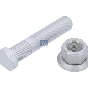 DT Spare Parts 4.91435 Wheel bolt, complete, M22 x 1,5, LTh: 40 mm, Lu: 110 mm, D: 32 mm, L: 121 mm, 10.9