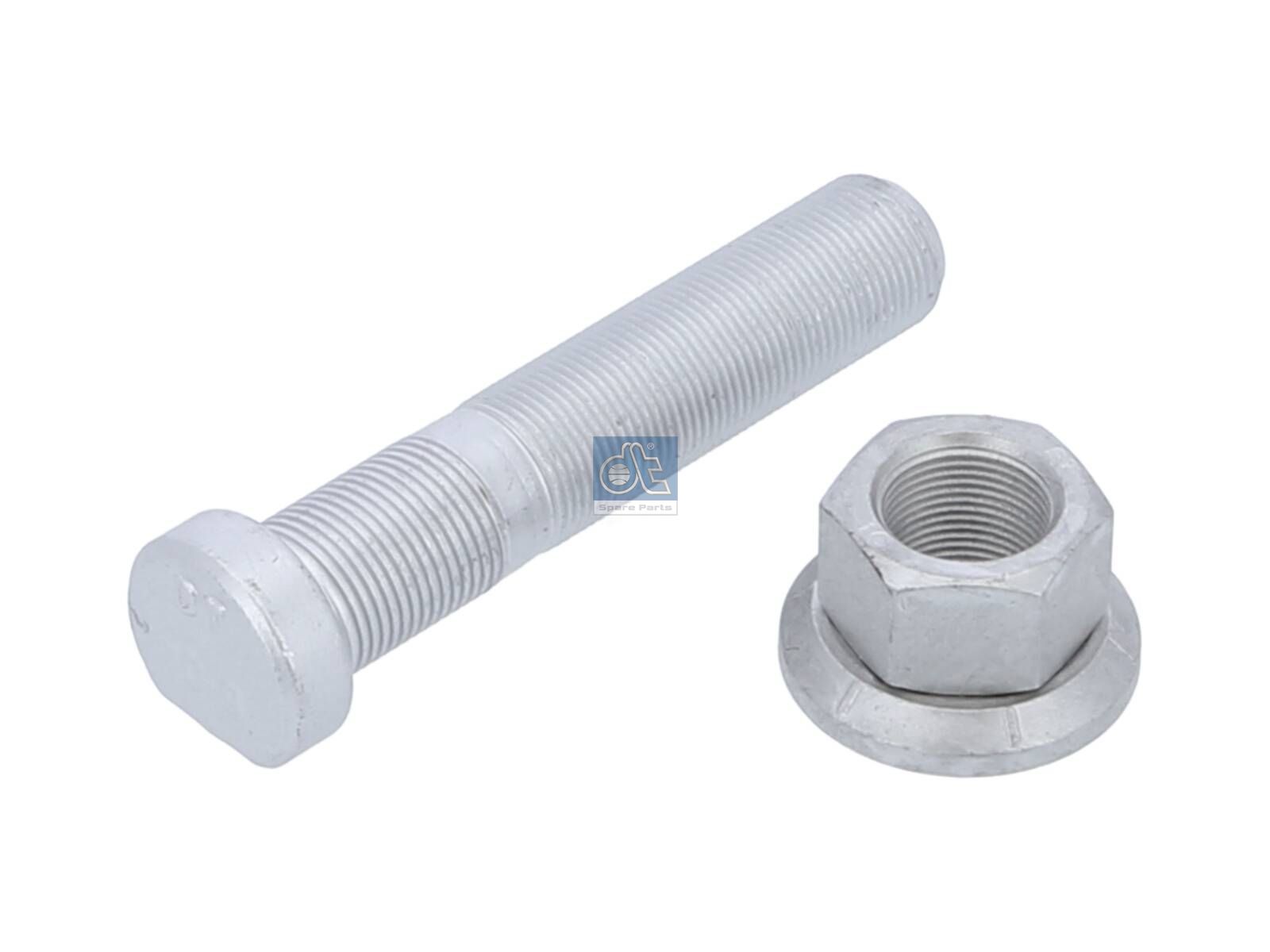 DT Spare Parts 4.91435 Wheel bolt, complete, M22 x 1,5, LTh: 40 mm, Lu: 110 mm, D: 32 mm, L: 121 mm, 10.9