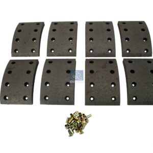 DT Spare Parts 4.91455 Drum brake lining kit, axle kit - oversize, W: 120 mm, S: 19 mm