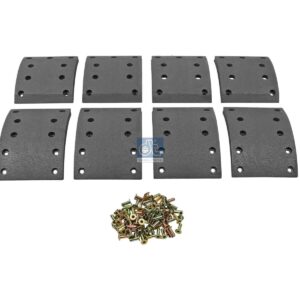 DT Spare Parts 4.91456 Drum brake lining kit, axle kit, W: 160 mm, S: 18 mm