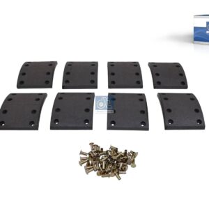 DT Spare Parts 4.91498 Drum brake lining kit, axle kit, W: 140 mm, S: 15 mm