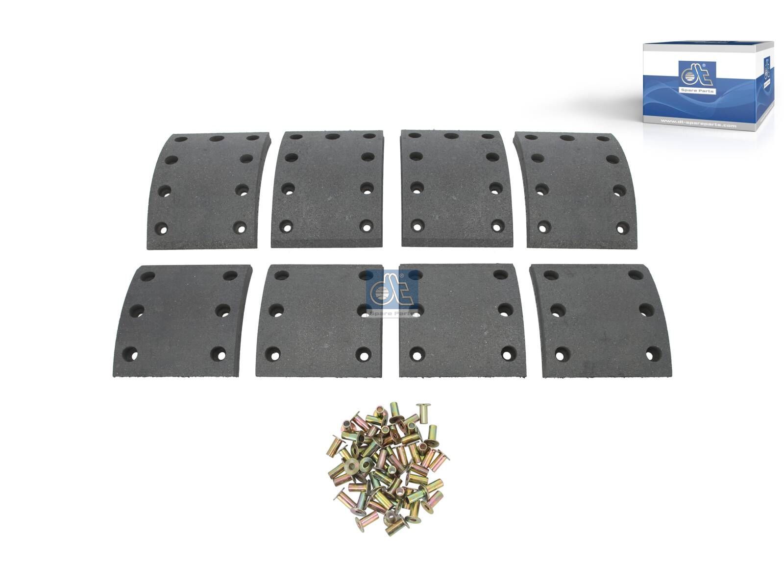 DT Spare Parts 4.95003 Drum brake lining kit