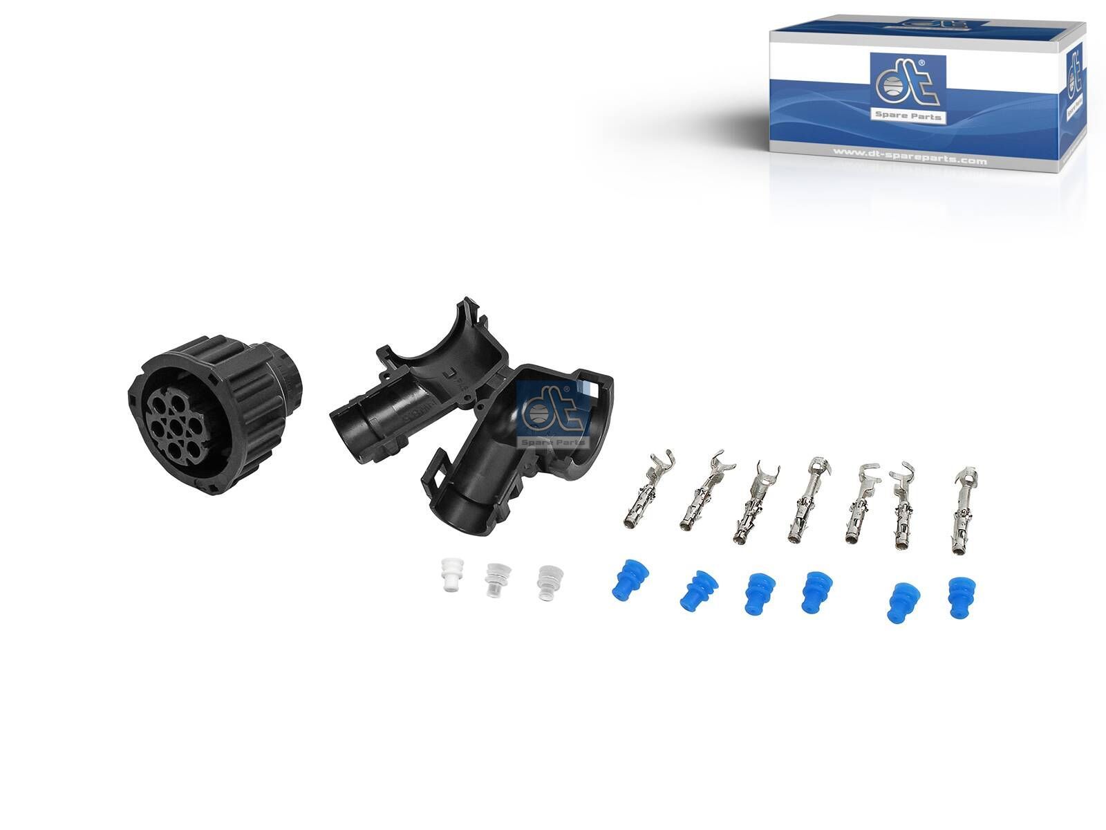 DT Spare Parts 4.96002 Repair kit, plug, α: 90 °, 7 poles
