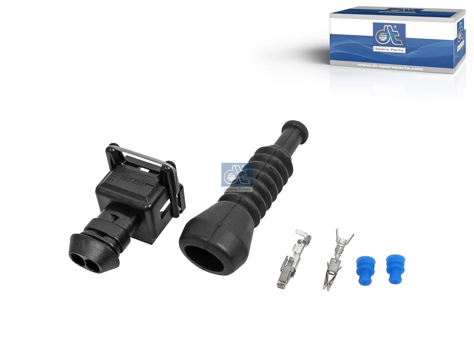 DT Spare Parts 4.96009 Repair kit, plug, 2 poles