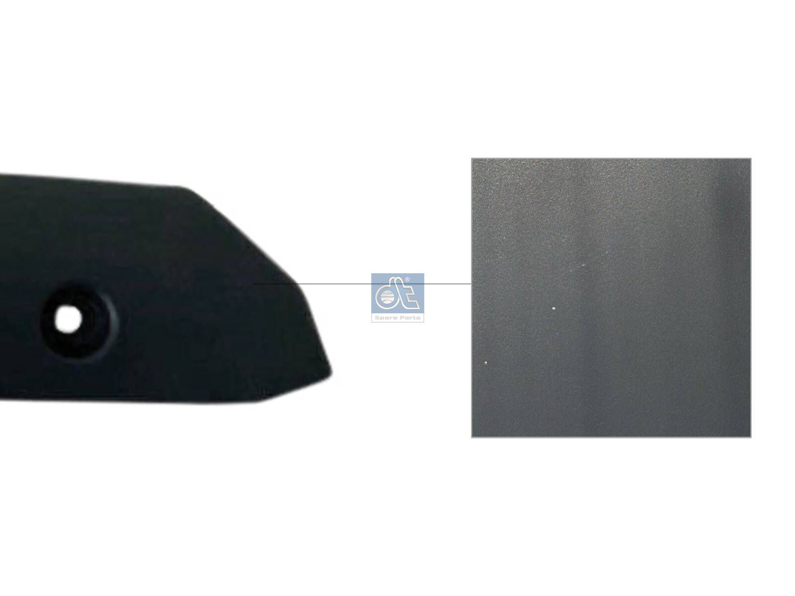 DT Spare Parts 5.00015 Bumper end panel, left