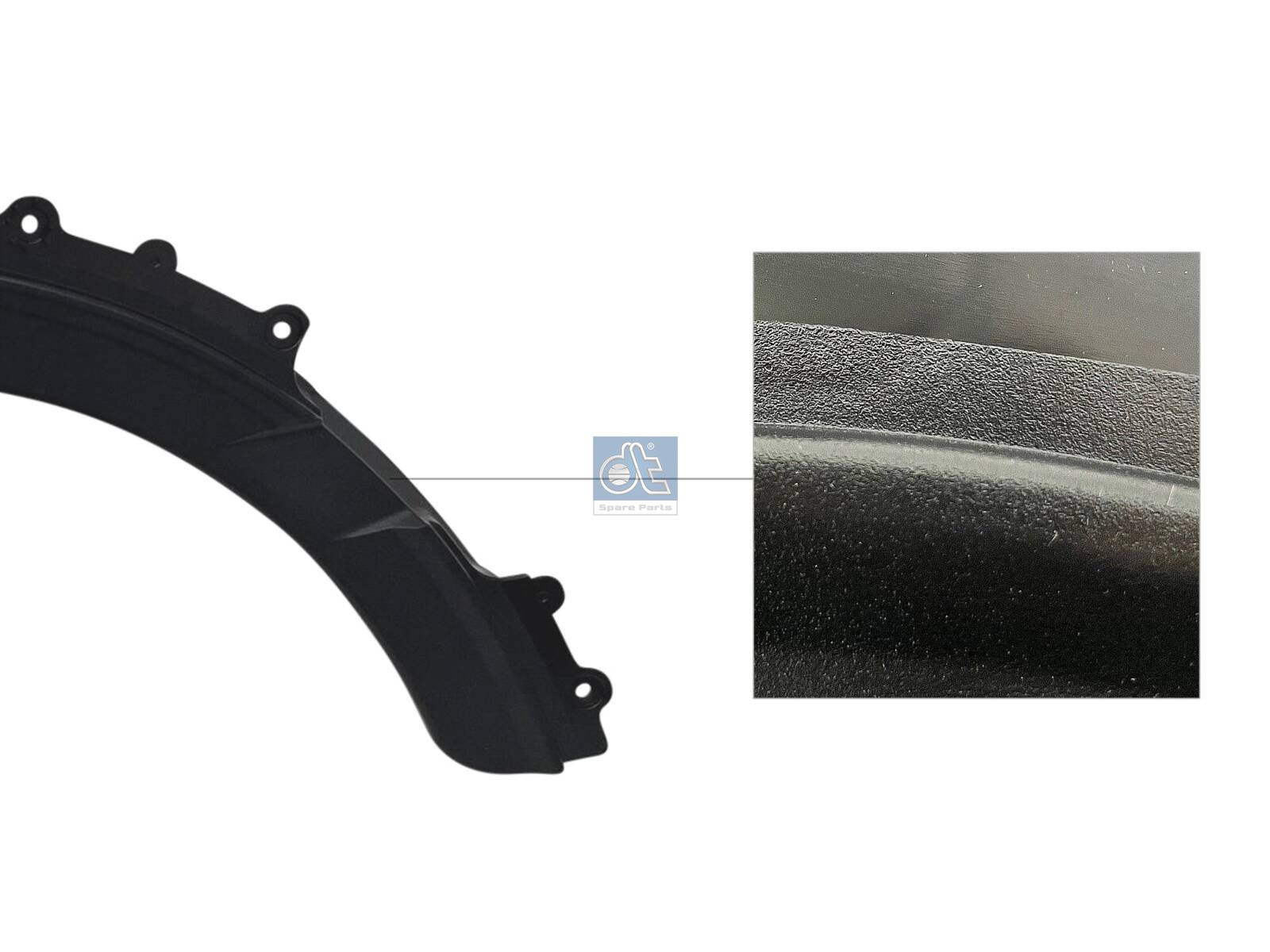 DT Spare Parts 5.00263 Cover, fender, right