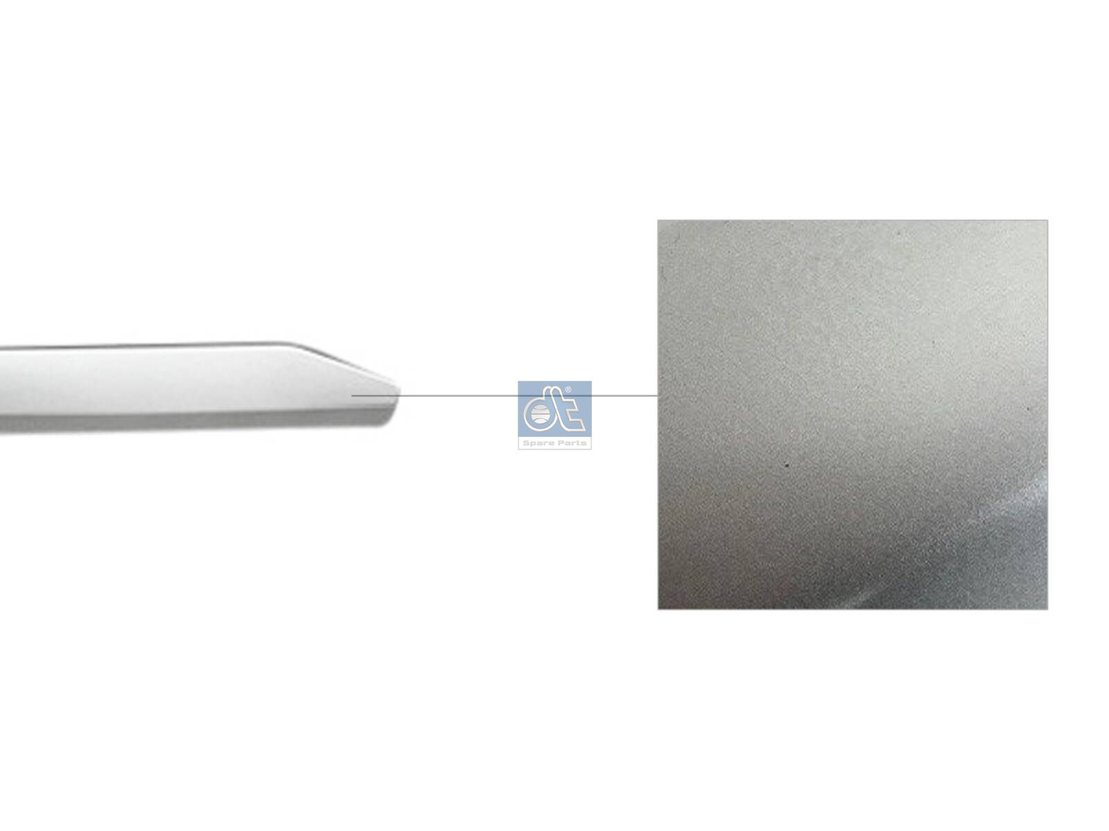 DT Spare Parts 5.00274 Cover moulding, front grill, lower