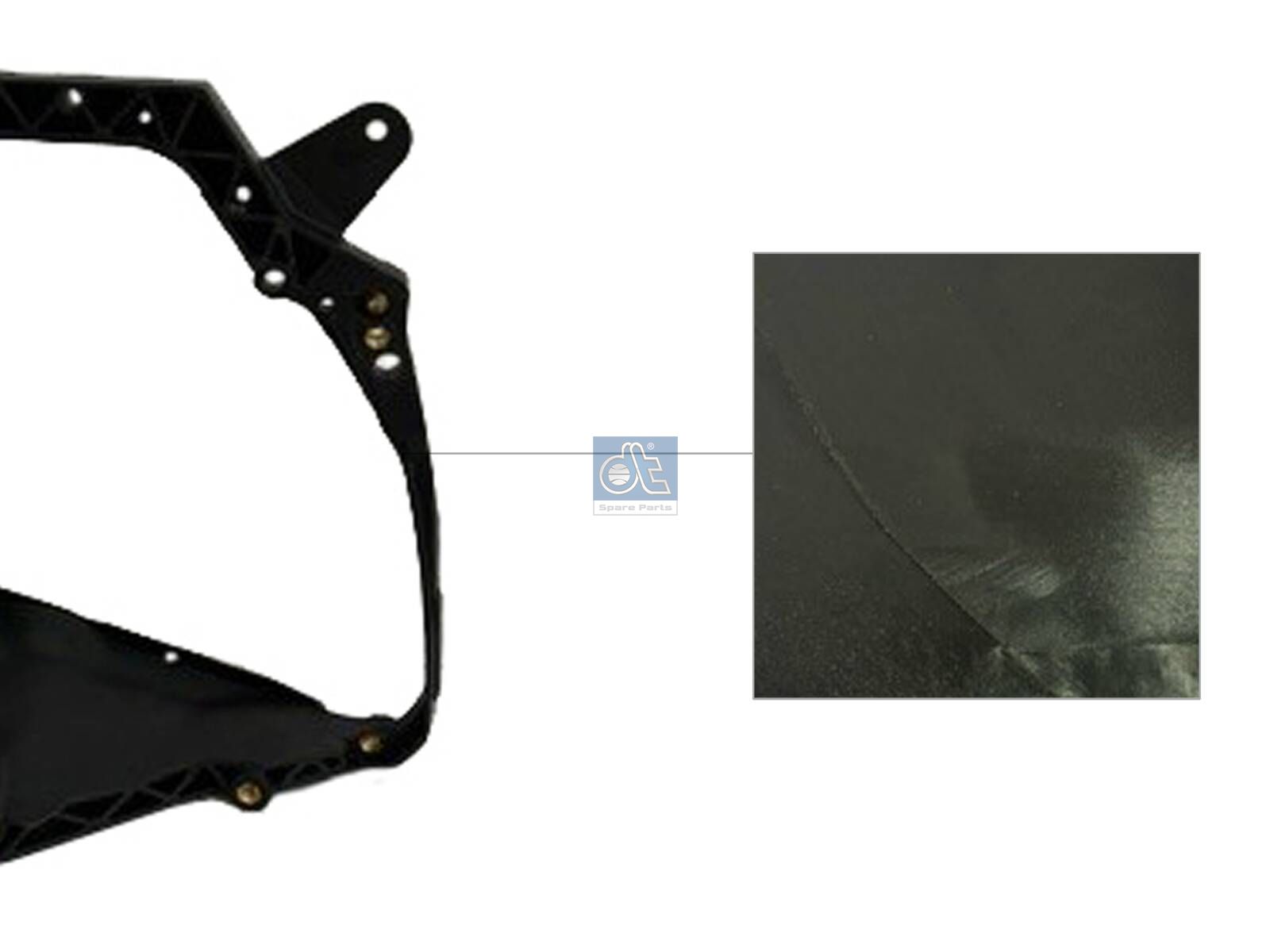 DT Spare Parts 5.00306 Lamp frame, right