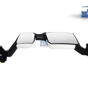DT Spare Parts 5.00367 Main mirror, left, with cover, white