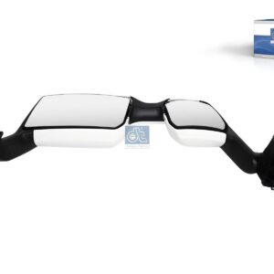 DT Spare Parts 5.00368 Main mirror, right, with cover, white