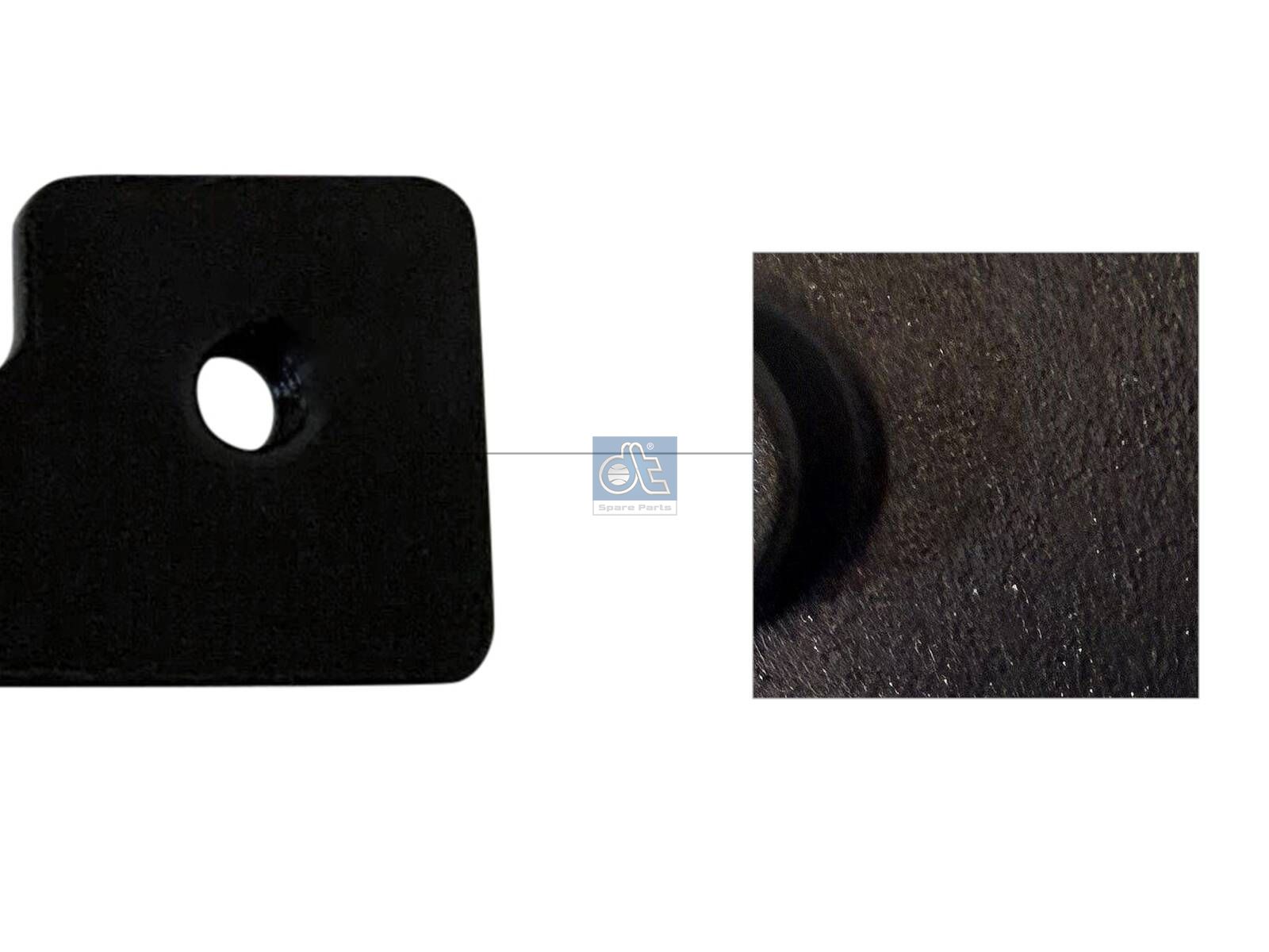 DT Spare Parts 5.00387 Console, underrun guard, right