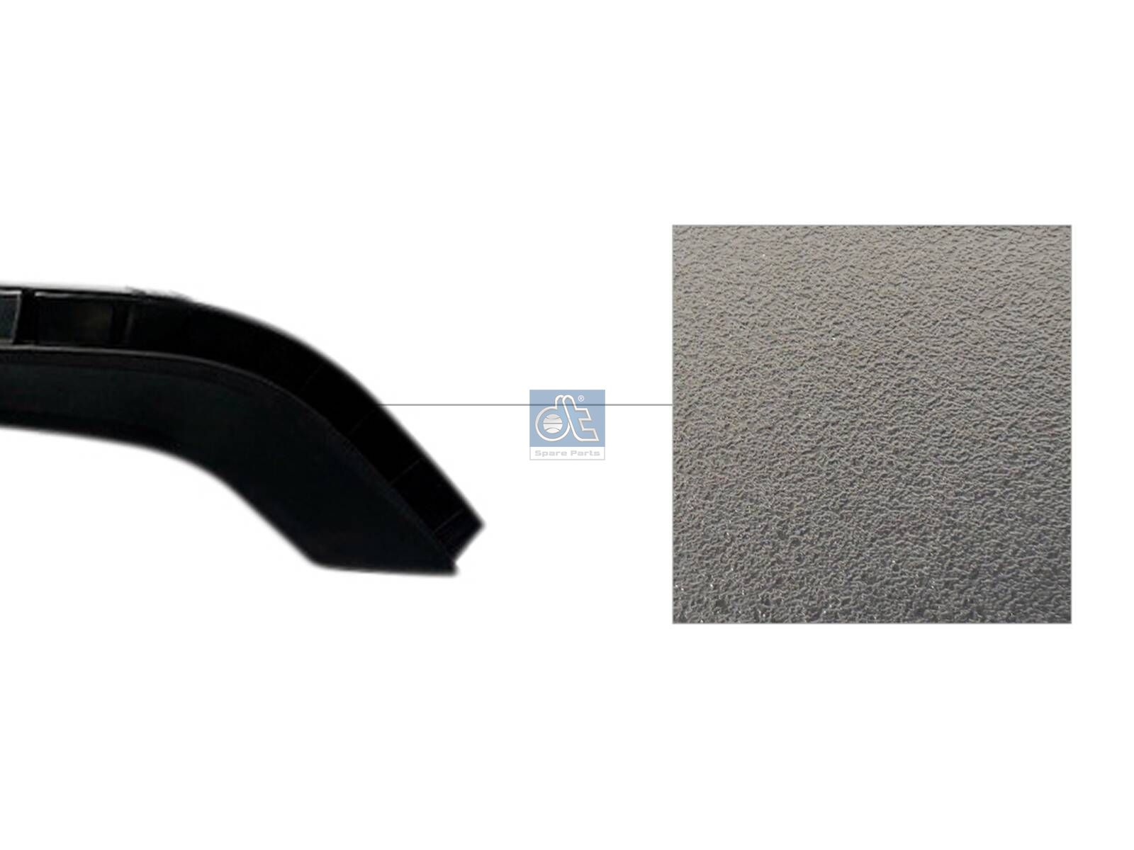 DT Spare Parts 5.00401 Fender extension, left
